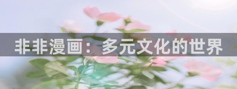 韩漫大男主漫画：非非漫画：多元文化的世界